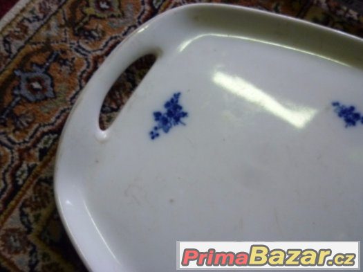 velký starožitný tác porcelán1880 – fotografie 4