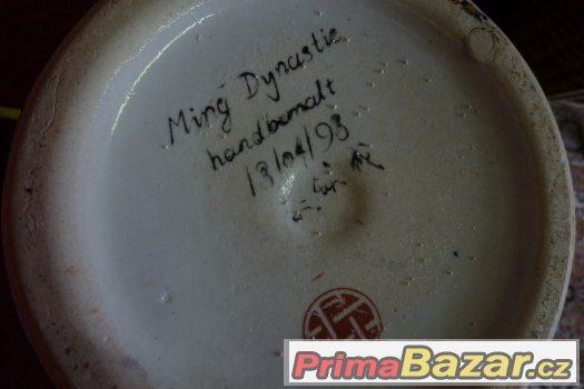 Váza Dynastie Ming značená – fotografie 4