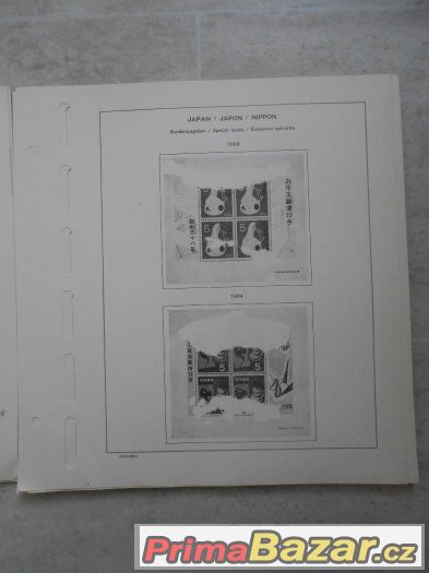 Japonsko použité albové listy SCHAUBEK – fotografie 2
