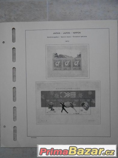 Japonsko použité albové listy SCHAUBEK – fotografie 3