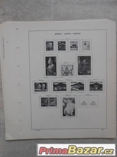 Japonsko použité albové listy SCHAUBEK – fotografie 4