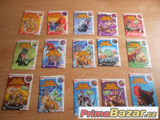DVD Král Dinosaurů Díly 1,3,6,7,8,14-21,23,25 – fotografie 1