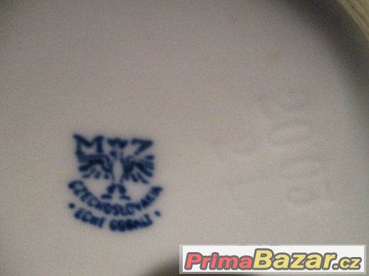 STARÁ PORCELÁNOVÁ KONVICE-značena-kobalt – fotografie 4