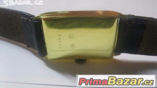 Edo Watch 14k Panske svycarske naramkove hodinky 30leta plne – fotografie 1