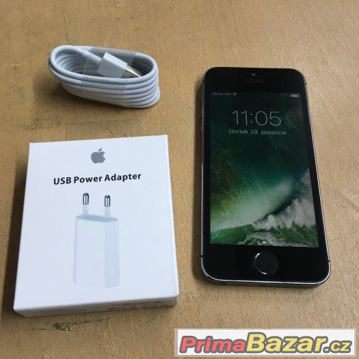Apple iPhone 5S 16GB černý, pěkný stav, 3 měsíce záruka – fotografie 1