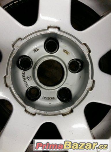 Alu disky VW R15 5x112 + Zimní pneu 195/65/15 – fotografie 2