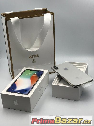 iPhone X 256GB stříbrný - nový - iStyle 2r záruky – fotografie 1