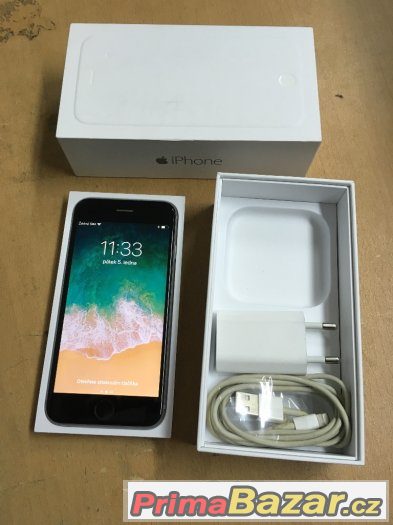 iPhone 6 16GB space grey, jako nový, 3 měsíce záruka – fotografie 1