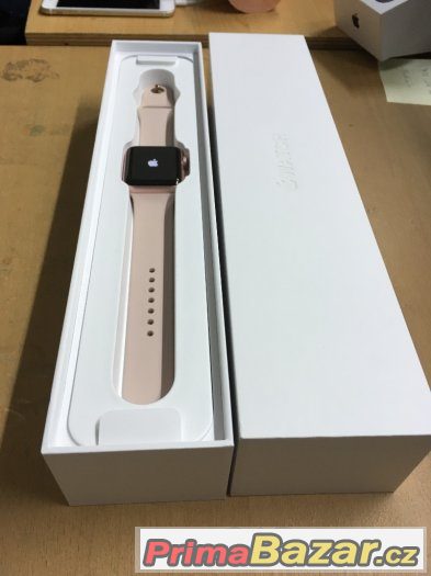 Apple Watch series 2, rose gold, 42mm, 3 měsíce záruka – fotografie 3