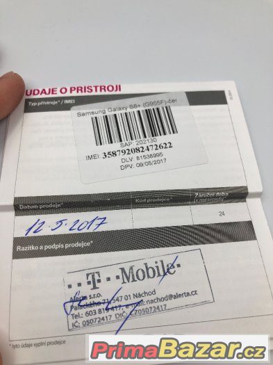 Samsung Galaxy S8 plus - T-mobile záruka TOP stav – fotografie 4