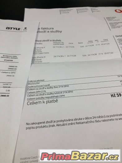 iPhone X 64GB nové kusy cz distribuce - zabalené – fotografie 3