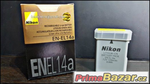-----Batéria Nikon EN-EL14a (a iné fotopríslušenstvo)----- – fotografie 1