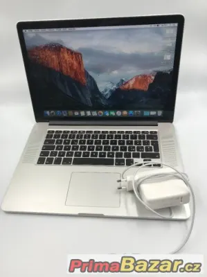 Macbook PRO 15" 2015 - 256GB, 16GB, i7 +Apple care pojištění