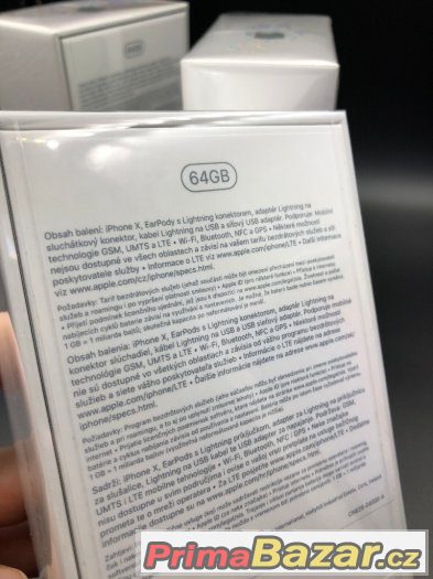 iPhone X 64GB nové kusy k dodání IHNED – fotografie 5