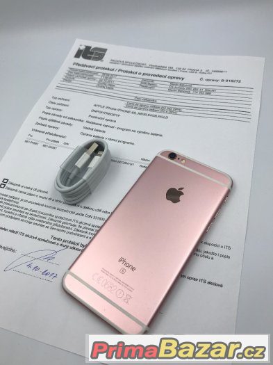 Apple iPhone 6s 64GB Růžově zlatý - nová originál baterie – fotografie 1