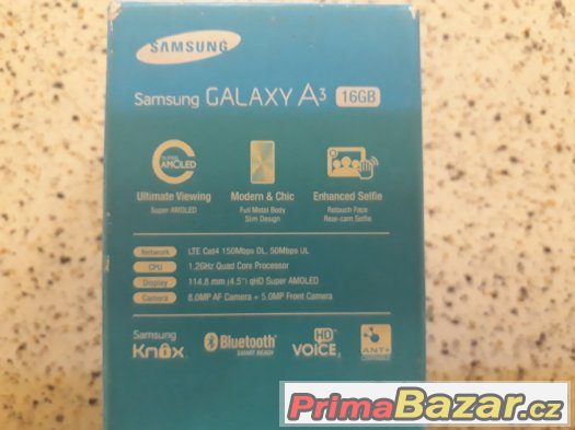 Samsung galaxy A3(2015) 16GB-silver platinum – fotografie 2