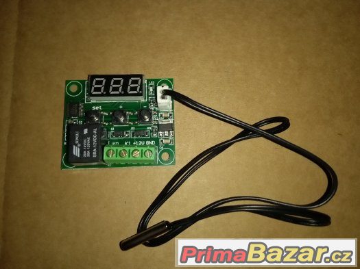 Elektronický termostat 12VDC, -50 až +110°C – fotografie 1