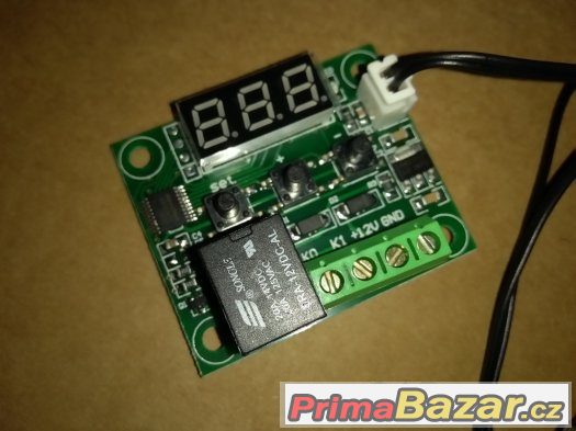 Elektronický termostat 12VDC, -50 až +110°C – fotografie 2