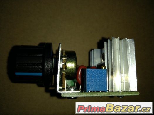 Regulátor napětí 220V, 2000W, regulace otáček, stmívání ... – fotografie 4