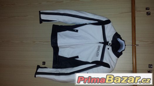 Kožená moto bunda dámská Ducati Dainese vel. 44 téměř nová – fotografie 1