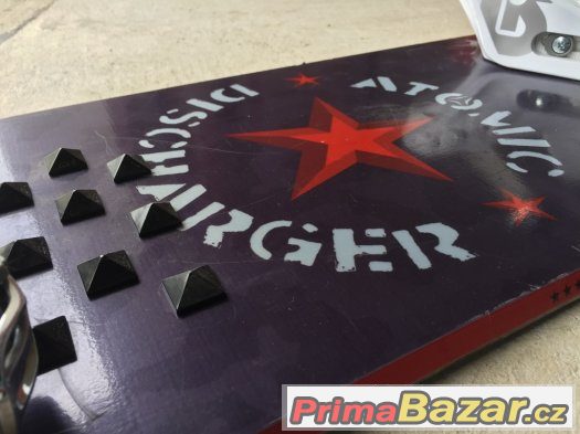 Snobboard Atomic Discharger 158 s vázáním Burton Freestyle – fotografie 4