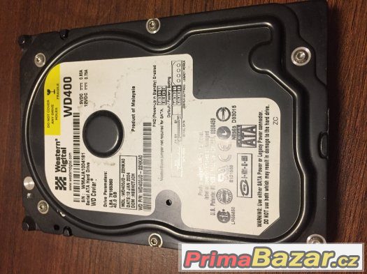 HDD Western Digital 40GB SLEVA – fotografie 1