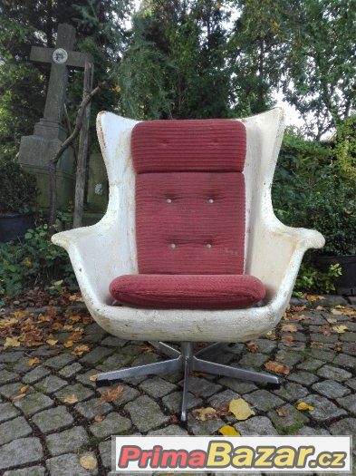 Retro křeslo "ušák" alla / arne jacobsen/ – fotografie 1