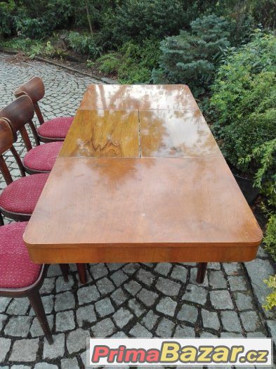 Jídelní sestava / židle / stůl / Thonet / – fotografie 3
