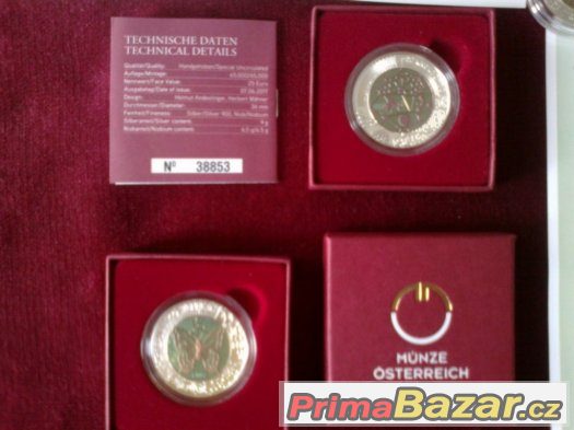 Numismatika-Rakousko 2017-25,-/Mikrokosmos-mince NIOB – fotografie 2