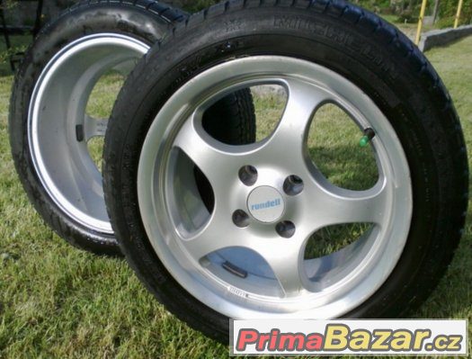 4 kola Borbet 7Jx15 H 2,litá,Germany..+ 195/50R15 82T Michel – fotografie 4