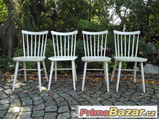 Retro židle / 60. léta / Ton / 3 + 1 ks – fotografie 2