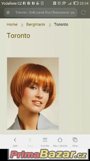 Luxusní paruka značky bergmann styl toronto – fotografie 2