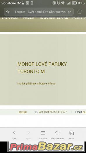 Luxusní paruka značky bergmann styl toronto – fotografie 3