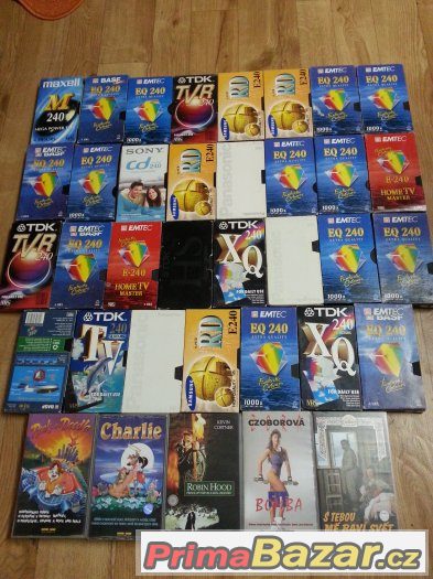 VHS videokazety 187 kusů – fotografie 5