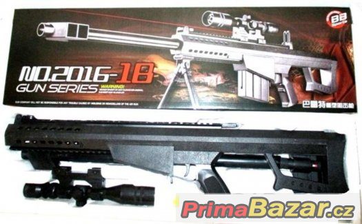 Odstřelovací puška   M-2016  na airsoft mechanická + dárek 1 – fotografie 5