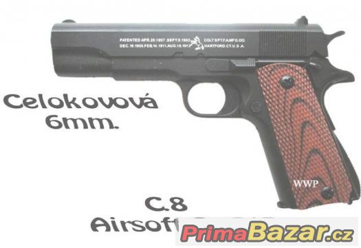 Airsoft zbraň C-8 COLT celokovová Manuální – fotografie 1