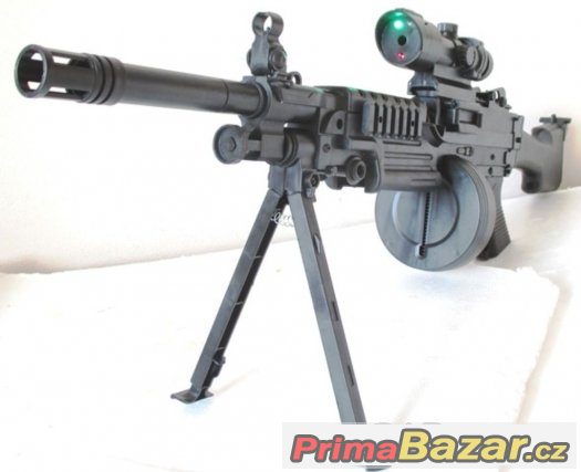 Airsoft kulomet  Typ M.168 A  Manuál . materiál: pevný plast – fotografie 2