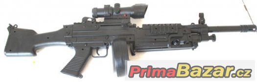 Airsoft kulomet  Typ M.168 A  Manuál . materiál: pevný plast – fotografie 5