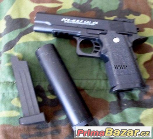 Airsoft zbraň D-1-A BERETTA kovová - Manuální – fotografie 3