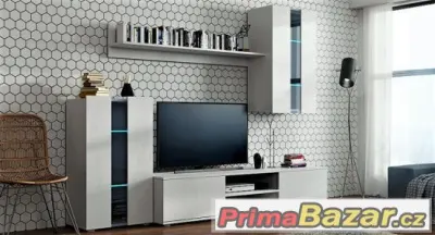 Obývací stěna Metrix, bílá
