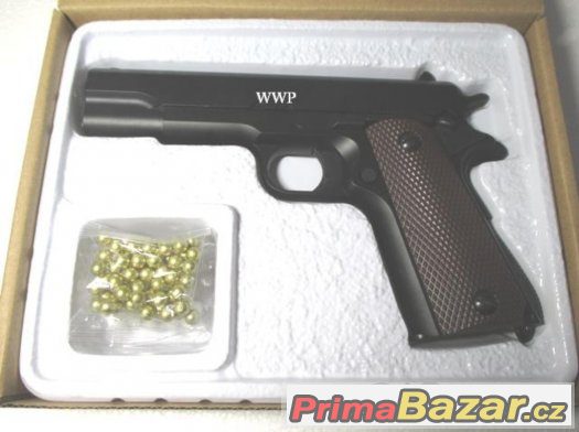 Airsoft zbraň   COLT Typ K-3, celokovová Manuální + 1-DVD  d – fotografie 4