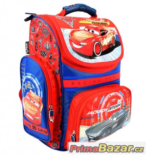 ŠKOLNÍ AKTOVKA BATOH 3v1 CARS DISNEY McQUEEN – fotografie 3