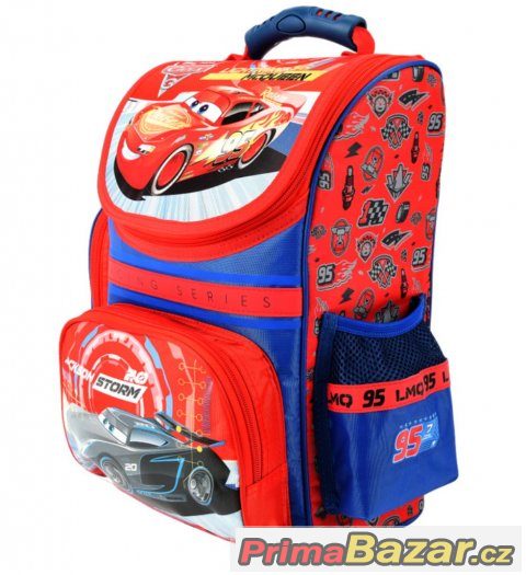 ŠKOLNÍ AKTOVKA BATOH 3v1 CARS DISNEY McQUEEN – fotografie 4