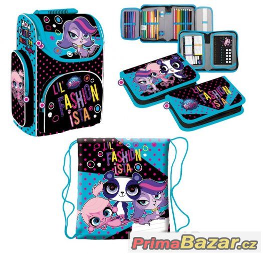 ŠKOLNÍ AKTOVKA BATOH 3v1 LITTLEST PET SHOP – fotografie 1