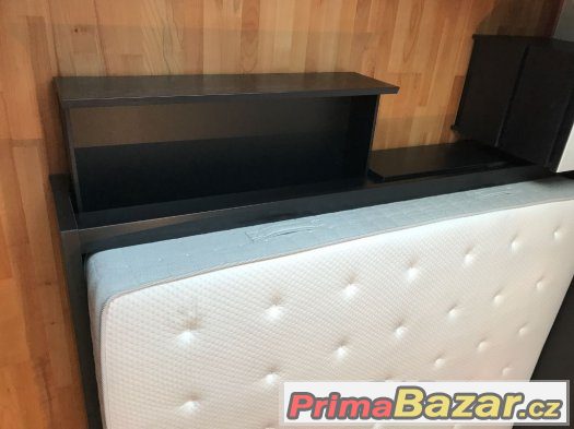 Postel s úložným prostorem + matrace, noční stolky 180x200 – fotografie 3