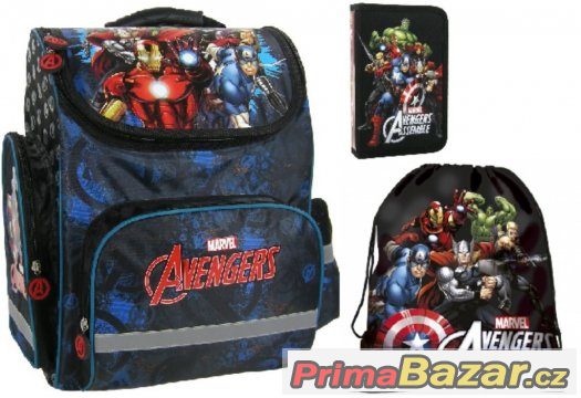 ŠKOLNÍ AKTOVKA BATOH 3v1 AVENGERS – fotografie 1