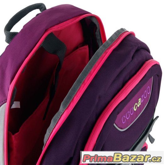 ŠKOLNÍ STUDENTSKÝ BATOH COOCAZOO Rayday Purple Magentic – fotografie 3