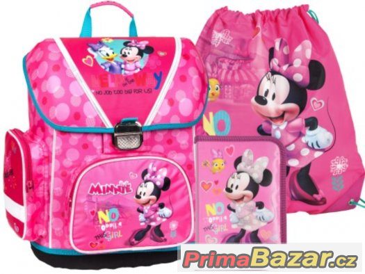 ŠKOLNÍ AKTOVKA BATOH 3v1 MYŠKA MINNIE – fotografie 1