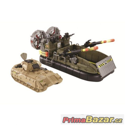 VOJENSKÉ VZNÁŠEDLO+TRANSPORTÉR MILITARY HOVERCRAFT – fotografie 1