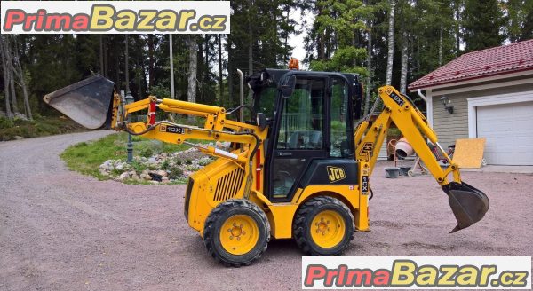 JCB 1CX traktorbagr smykem řízený nakladač – fotografie 1